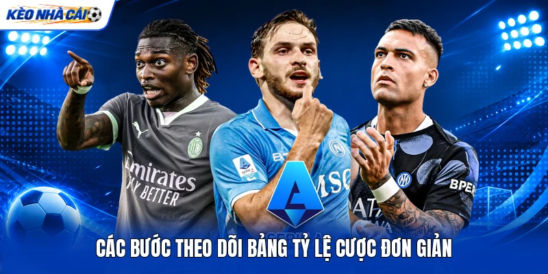 Các bước theo dõi bảng tỷ lệ cược đơn giản Các bước theo dõi bảng tỷ lệ cược đơn giản